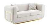 Enzo White 2-Piece (Sofa, Loveseat)
