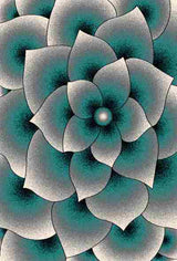 Premium Area Rug 11301 Turquoise