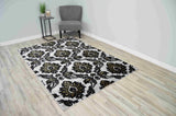 Luxury Area Rug 1130 Black