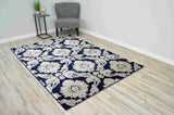 Luxury Area Rug 1130 Navy