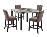 Vega Faux Marble Ct Height Dining