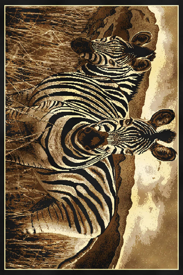 Momento Area Rug 12057 Black