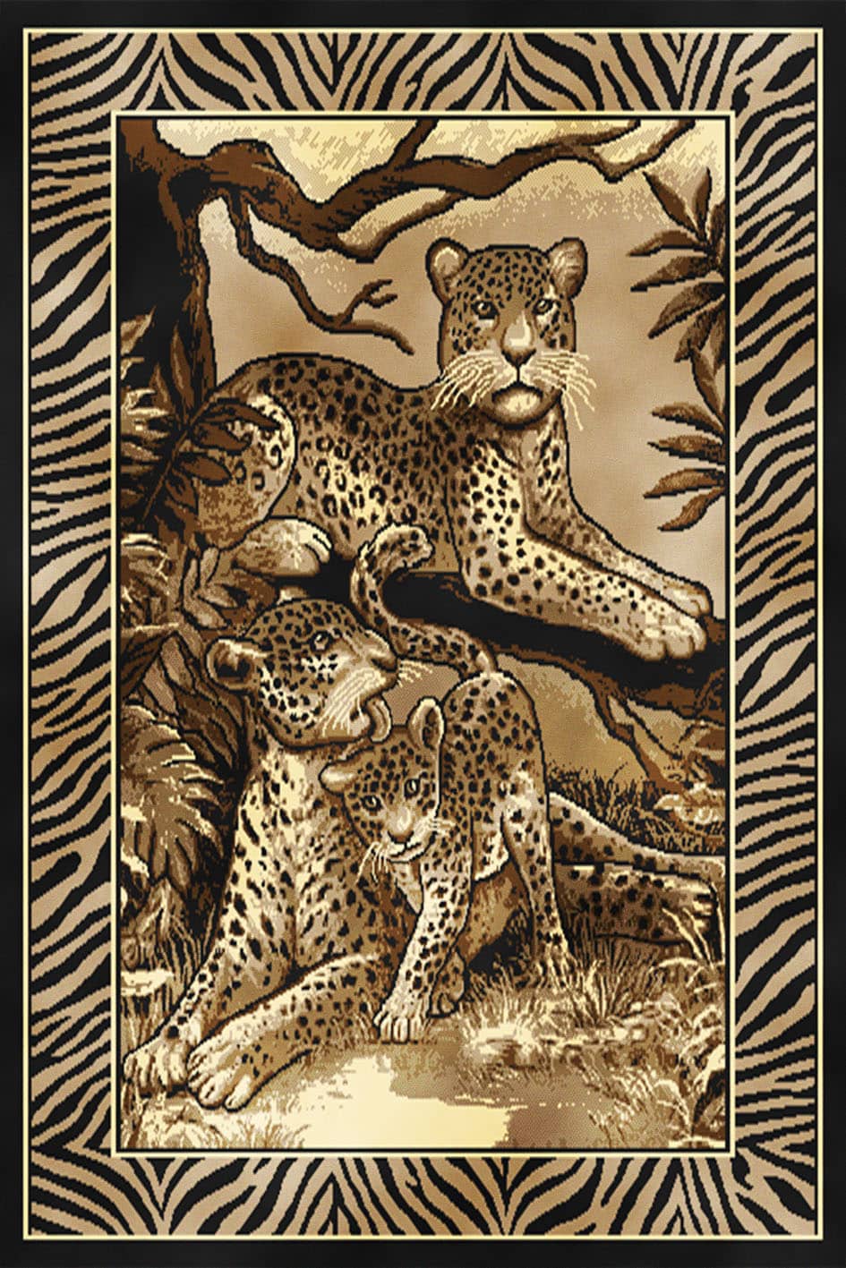 Momento Area Rug 12078 Black