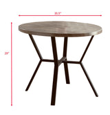 BLAKE 5-PK ROUND DINING SET GREYWAS