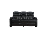 Braden (Power) Chair, Sofa, Love Seat - Black