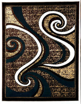Star Area Rug 1308 Brown