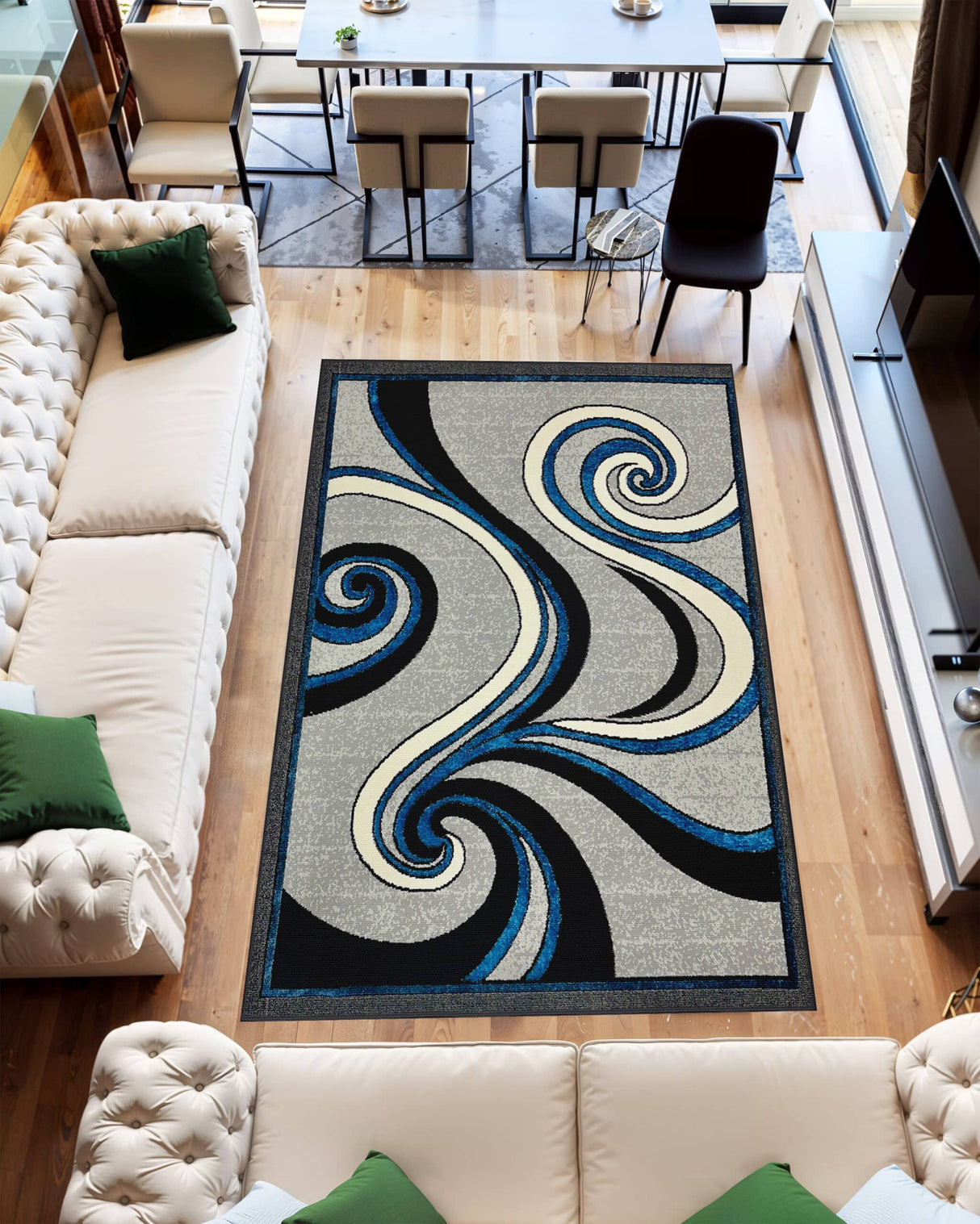 Star Area Rug 1308 Turquoise