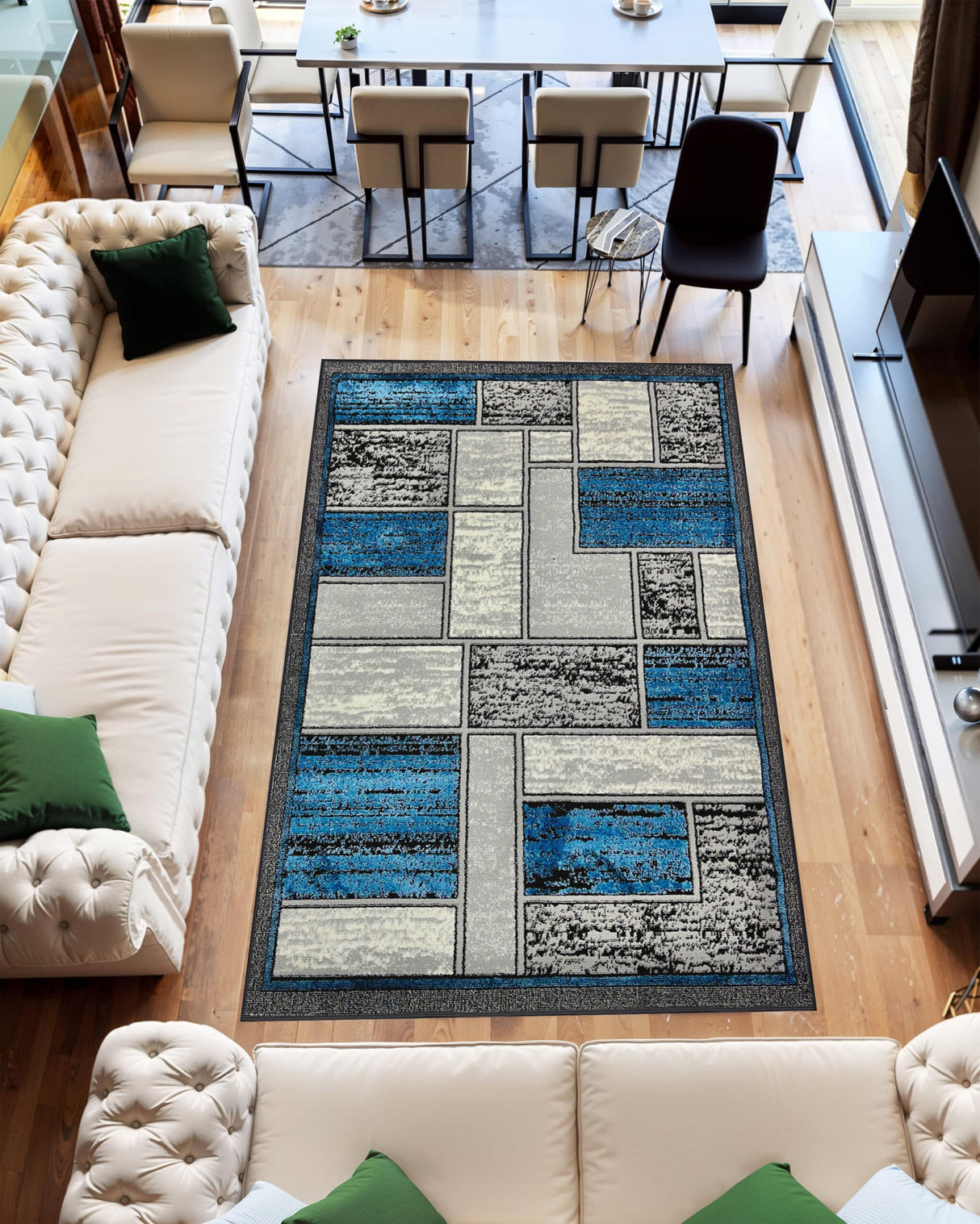 Star Area Rug 1309 Turquoise