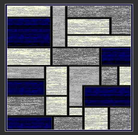 Star Area Rug 1309 Navy