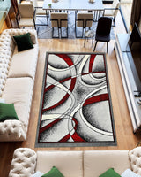 Star Area Rug 1310 Red