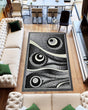 Star Area Rug 1311 Black