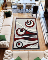 Star Area Rug 1311 Red