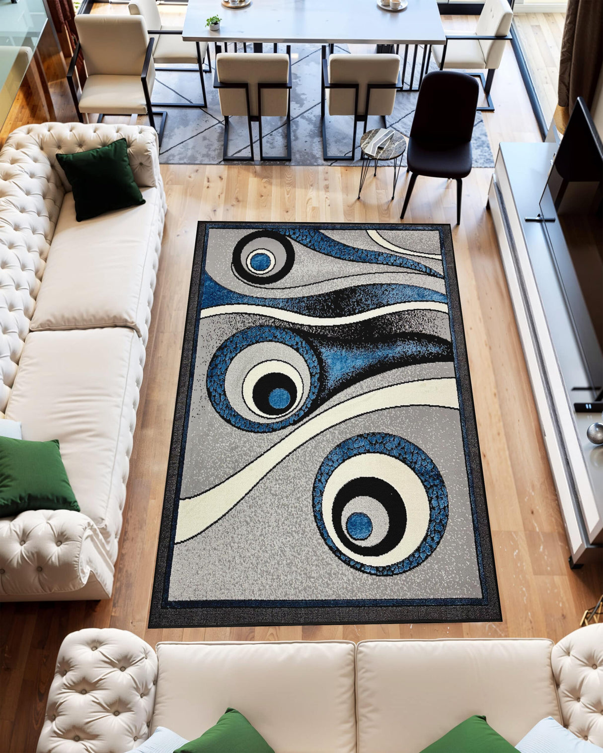 Star Area Rug 1311 Turquoise