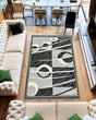 Star Area Rug 1315 Grey