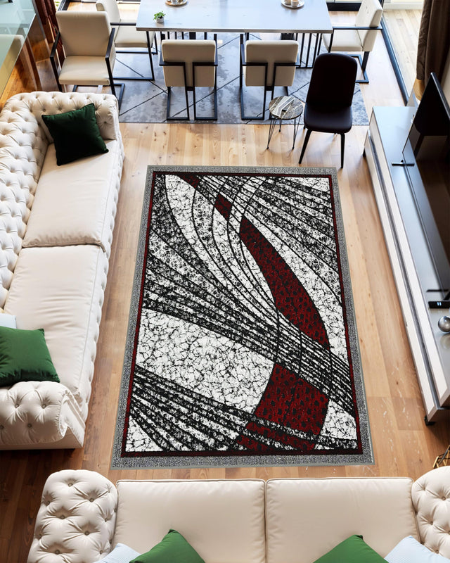 Star Area Rug 1318 Red