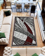 Star Area Rug 1318 Red