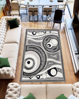 Star Area Rug 1320 Black