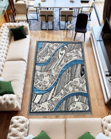 Star Area Rug 1321 Turquoise