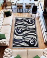 Star Area Rug 1329 Navy