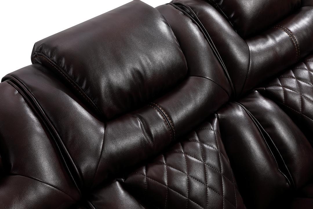 Braden (Power) Living Room Set - Brown