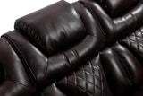 Braden (Power) Living Room Set - Brown