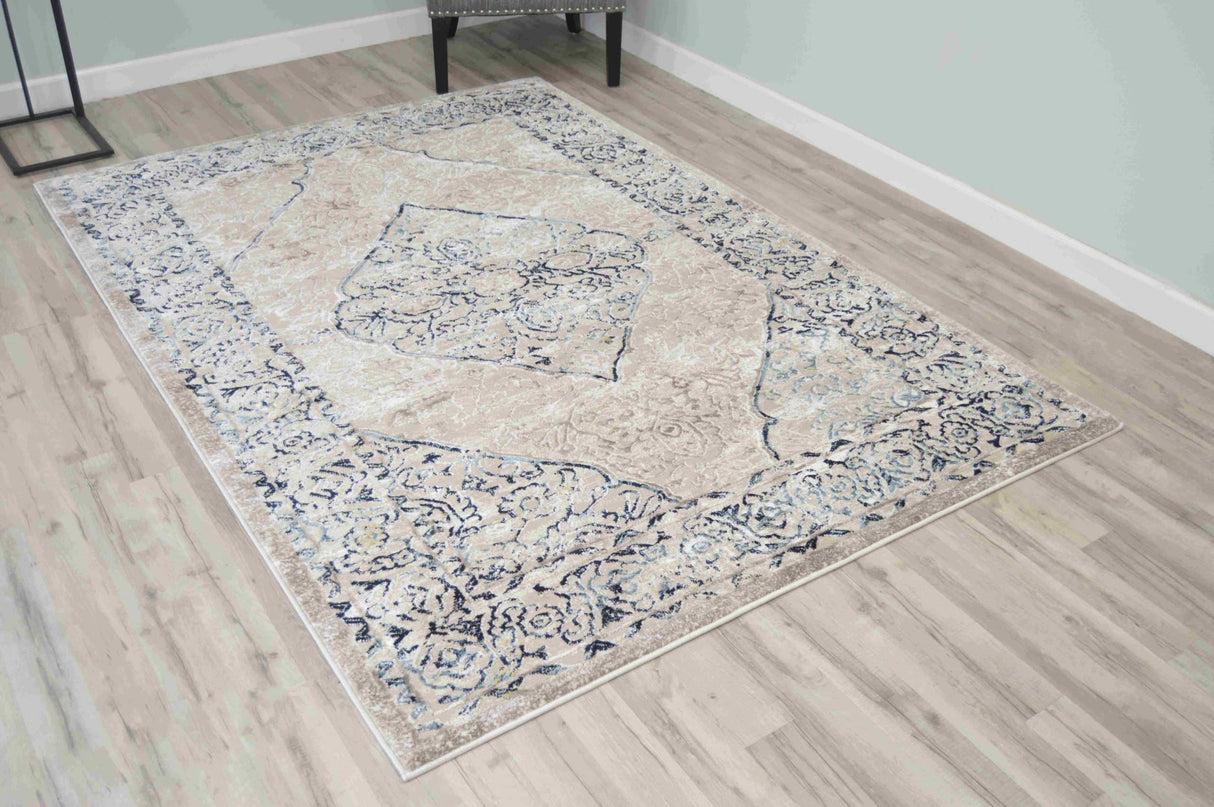 Trendy Area Rug 1423 Blue
