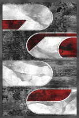 Urban Area Rug 15175 Grey-Red