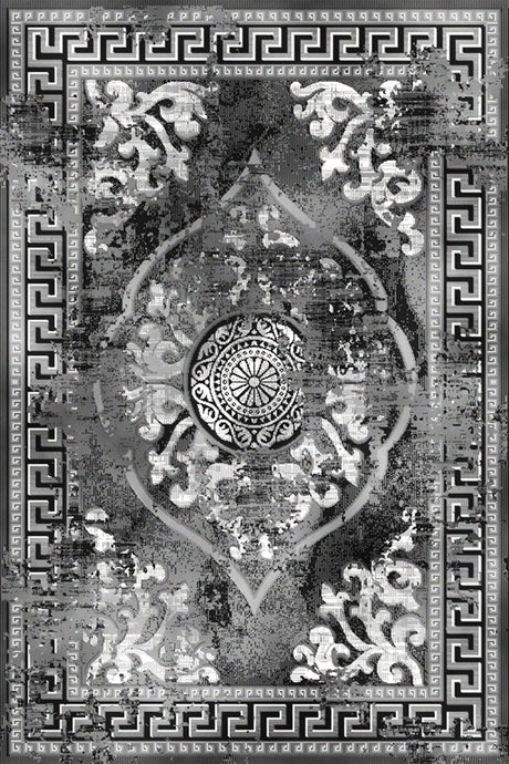 Urban Area Rug 15181 Black-Grey
