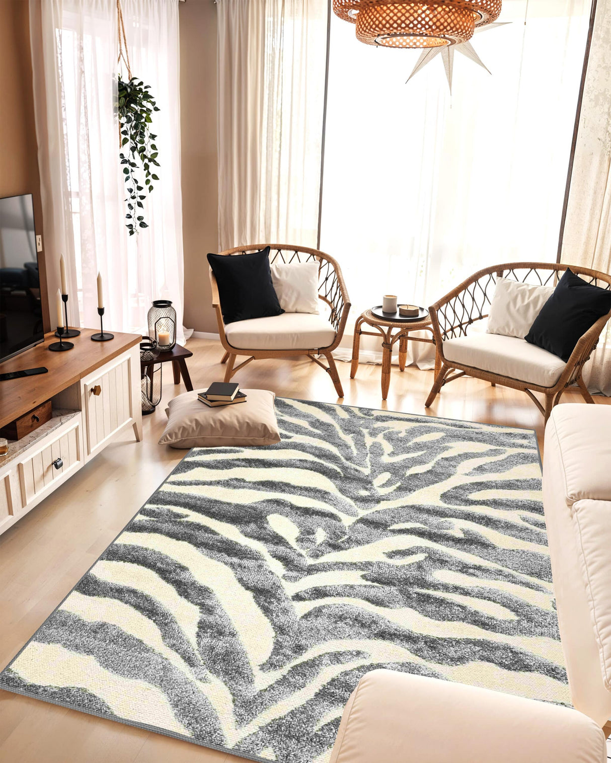 Infinity Shaggy Area Rug 1519