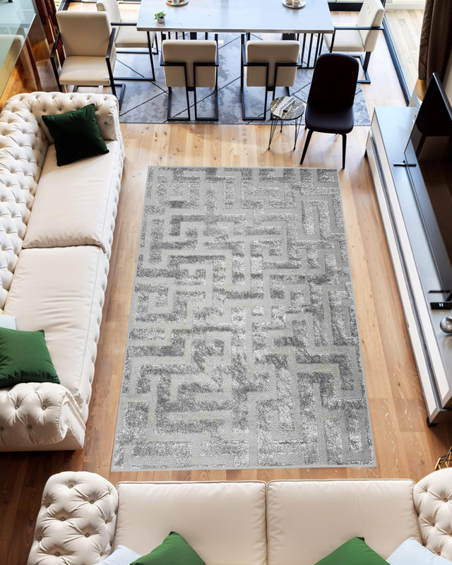 Infinity Shaggy Area Rug 1520 Grey