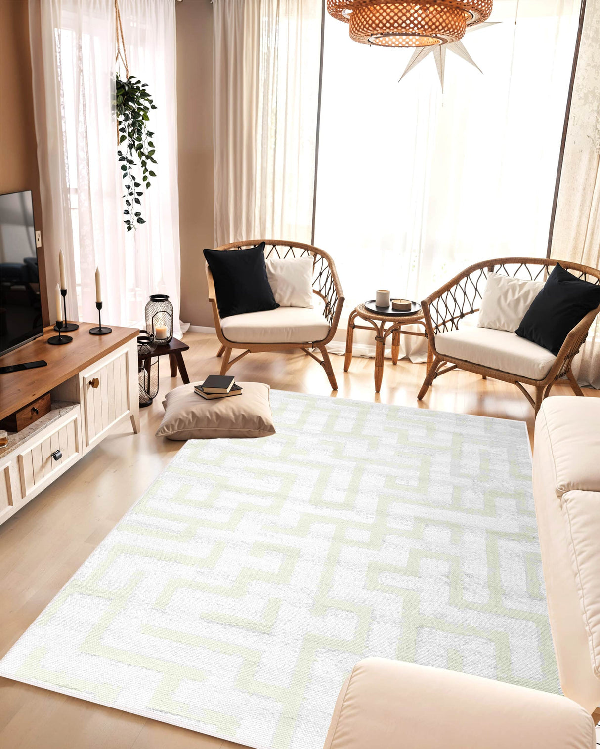 Infinity Shaggy Area Rug 1521