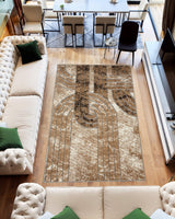 Infinity Shaggy Area Rug 1523 Beige