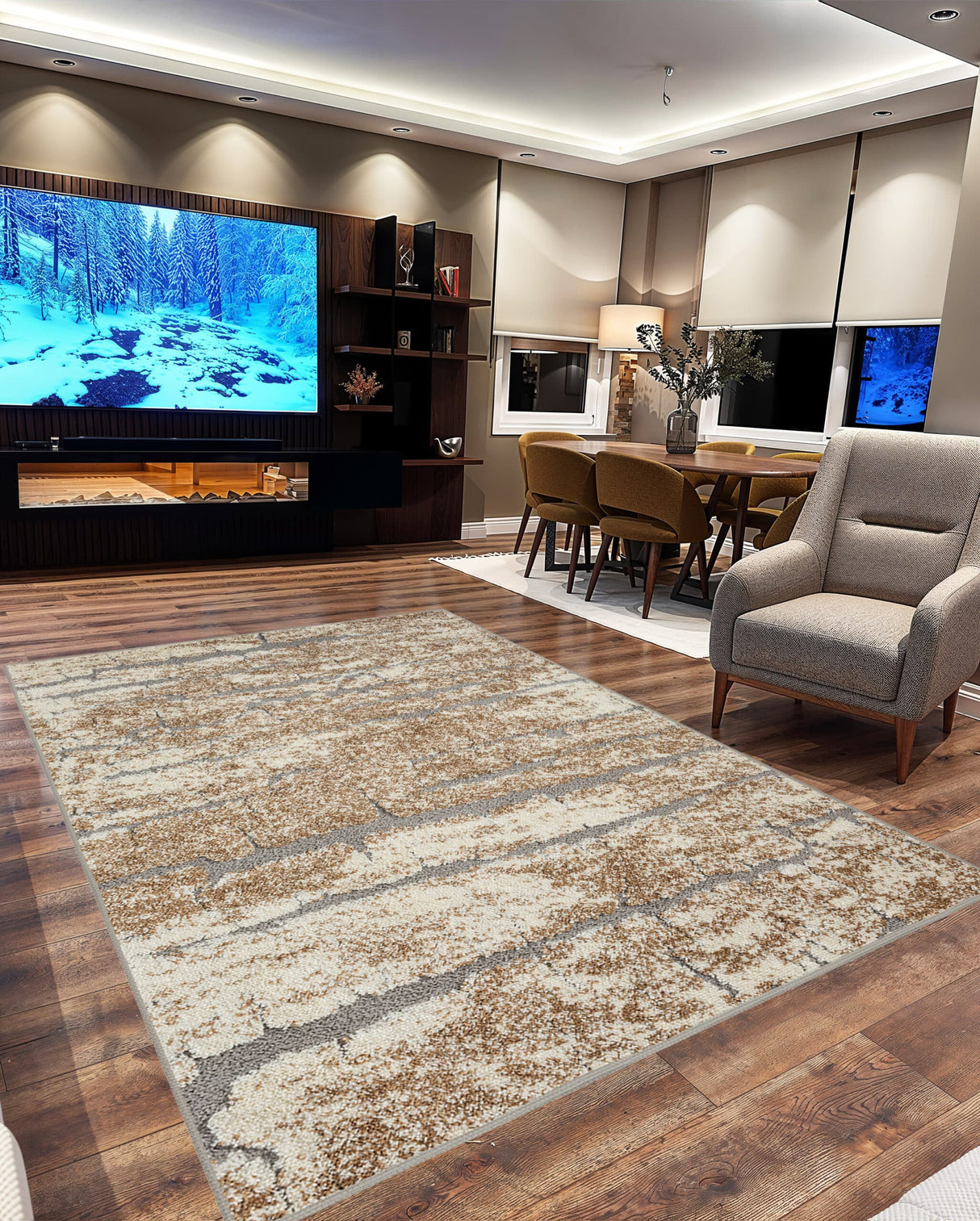 Infinity Shaggy Area Rug 1525