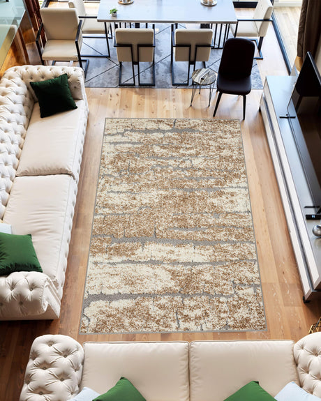 Infinity Shaggy Area Rug 1525 Beige