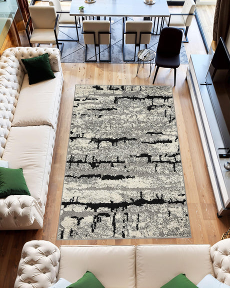 Infinity Shaggy Area Rug 1527 Grey