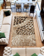 Infinity Shaggy Area Rug 1529 Beige