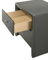 Denker Gunmetal Bedroom Group nightstand