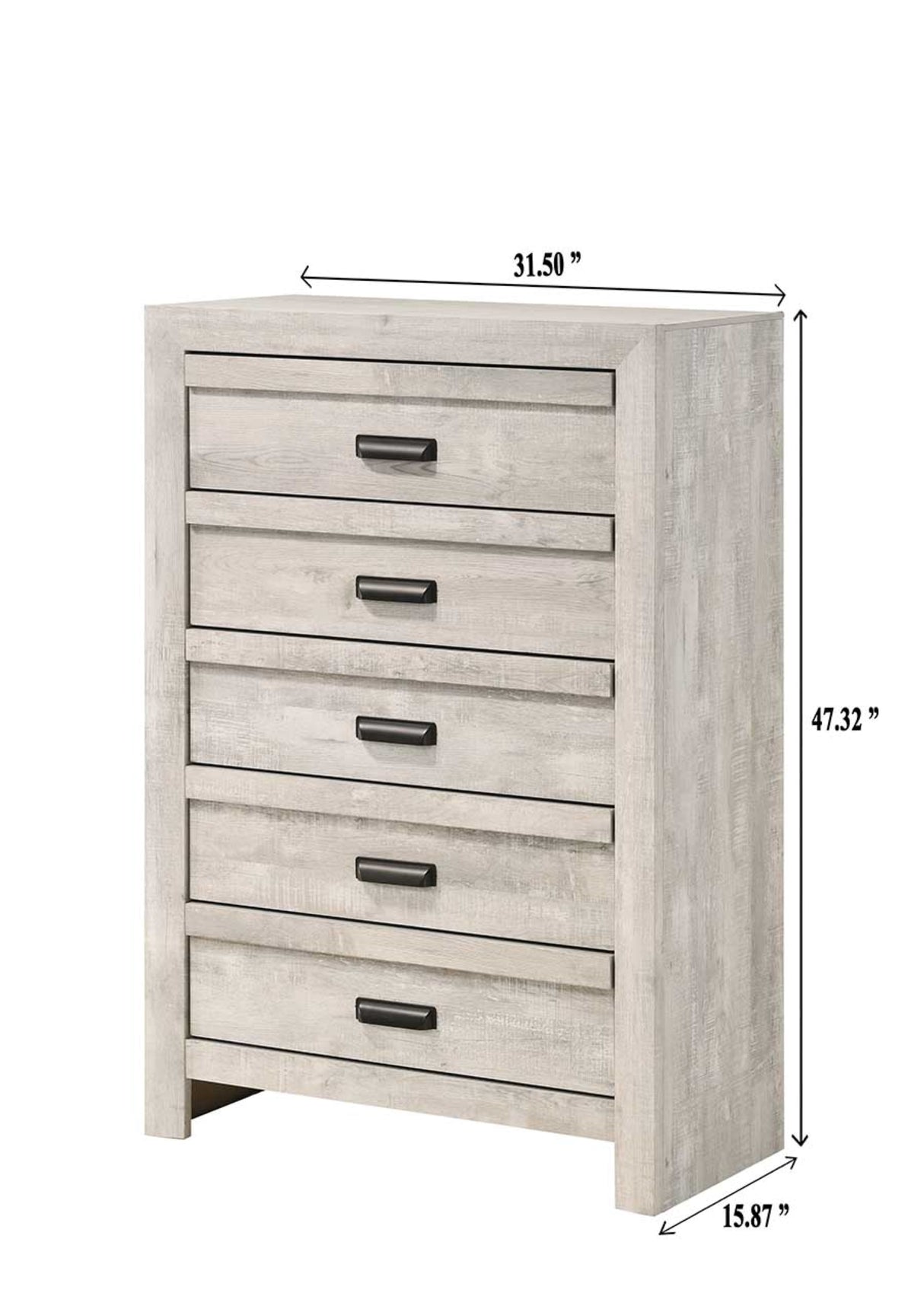 Valor Bedroom Set White