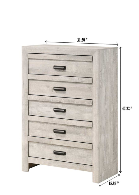 Valor Bedroom Set White
