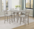 Lester 5-Piece Ctr Height Table Set Greige