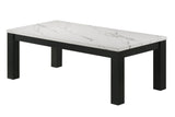 Ivy 3-Piece Cocktail Set Faux Marble White