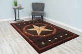 Premium Area Rug 1806 Brown