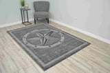 Premium Area Rug 1806 Grey