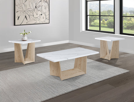 Adea 3pk Cocktail Set White Oak