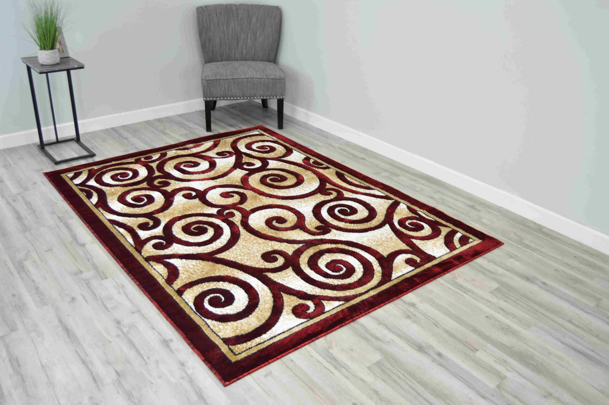 Sultan Area Rug 2010 Burgundy