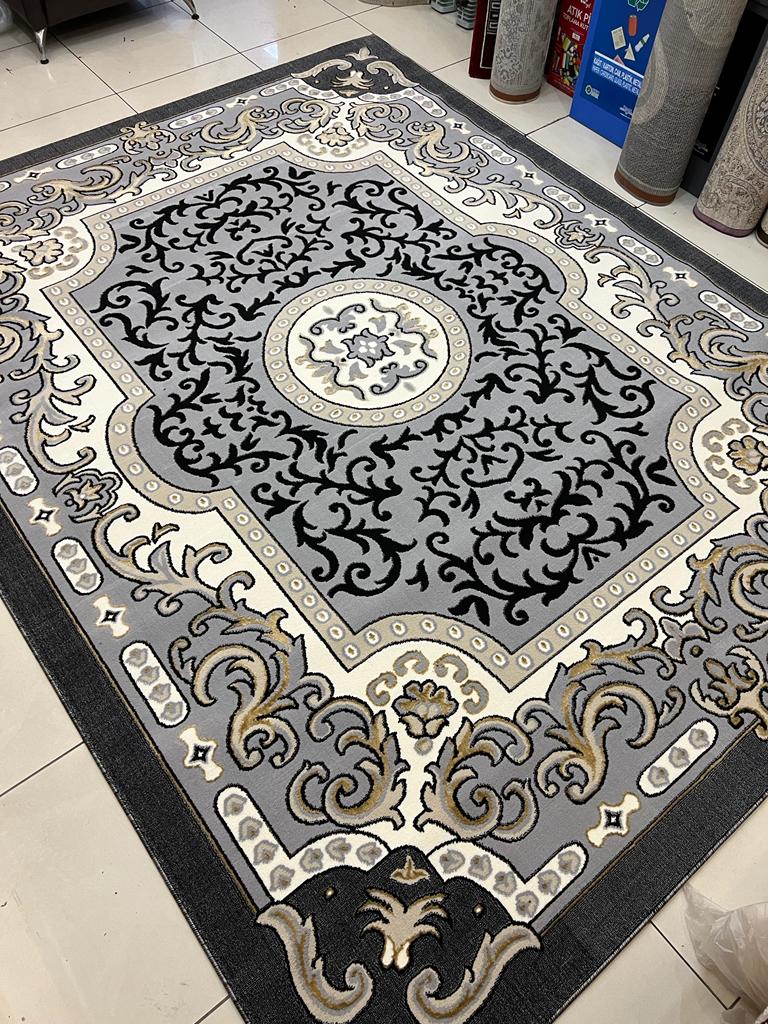 Sultan Area Rug 2034 Dark Grey