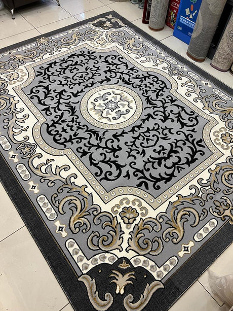 Sultan Area Rug 2034 Dark Grey