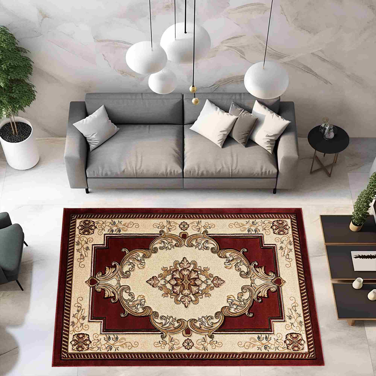 Glamour Design-206 Burgundy