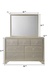Lyssa Bedroom Group dresser and mirror