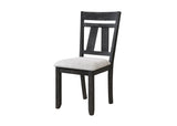 MARIBELLE SIDE CHAIR WHEAT CHARCOAL